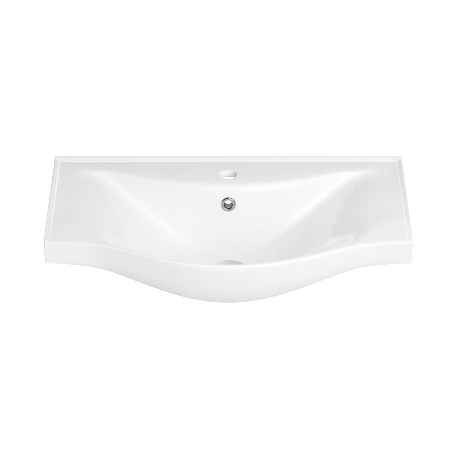 Подвесная раковина Wellsee Bisou 151204000, ширина 60 см, глянцевый белый подвесная мебельная раковина для ванной wellsee