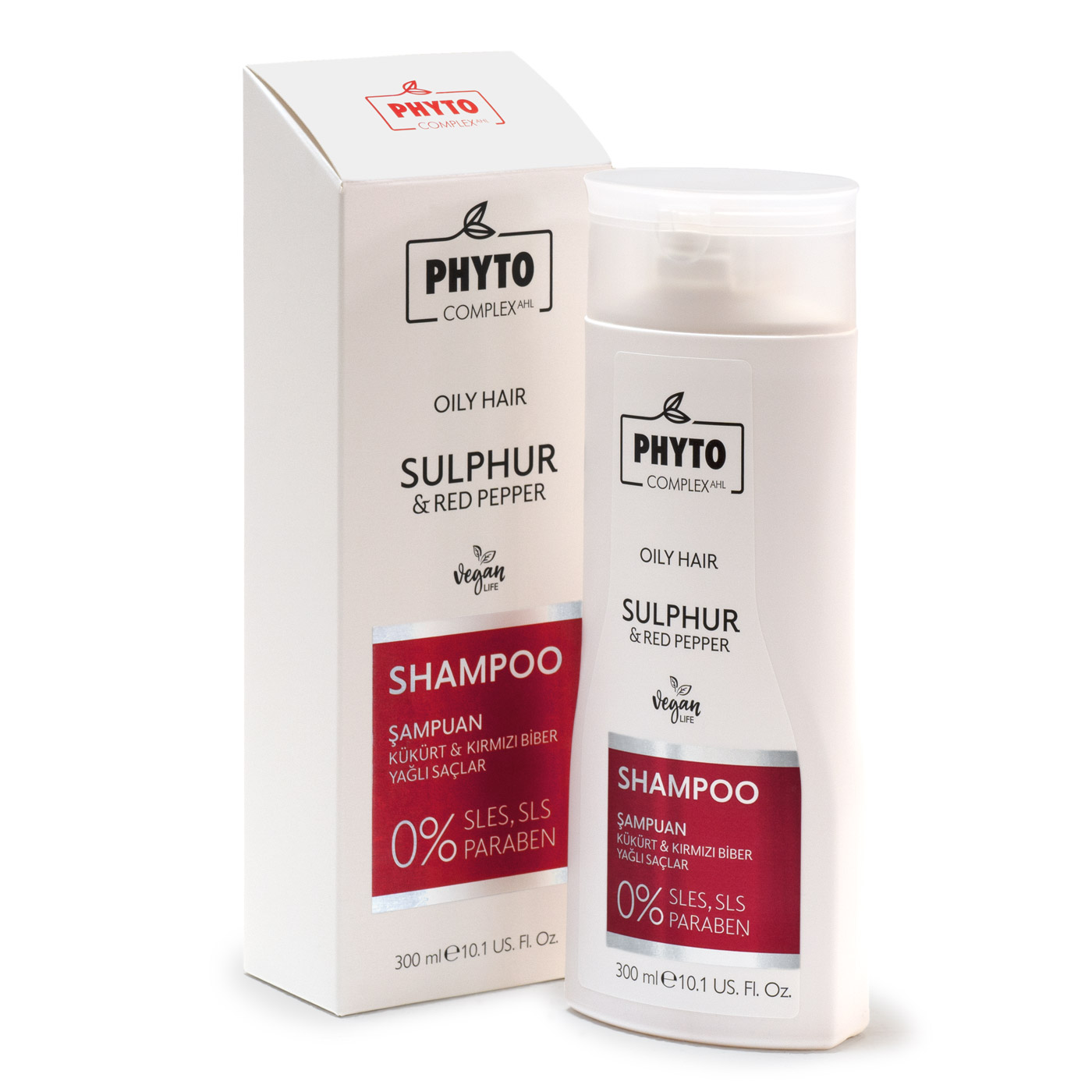 Натуральный шампунь Phytocomplex для жирных волос Suphur & Red Pepper Oily Hair Shampoo шампунь phytocomplex натуральный турецкий ahl keratin biotin shampoo с кератином биотином