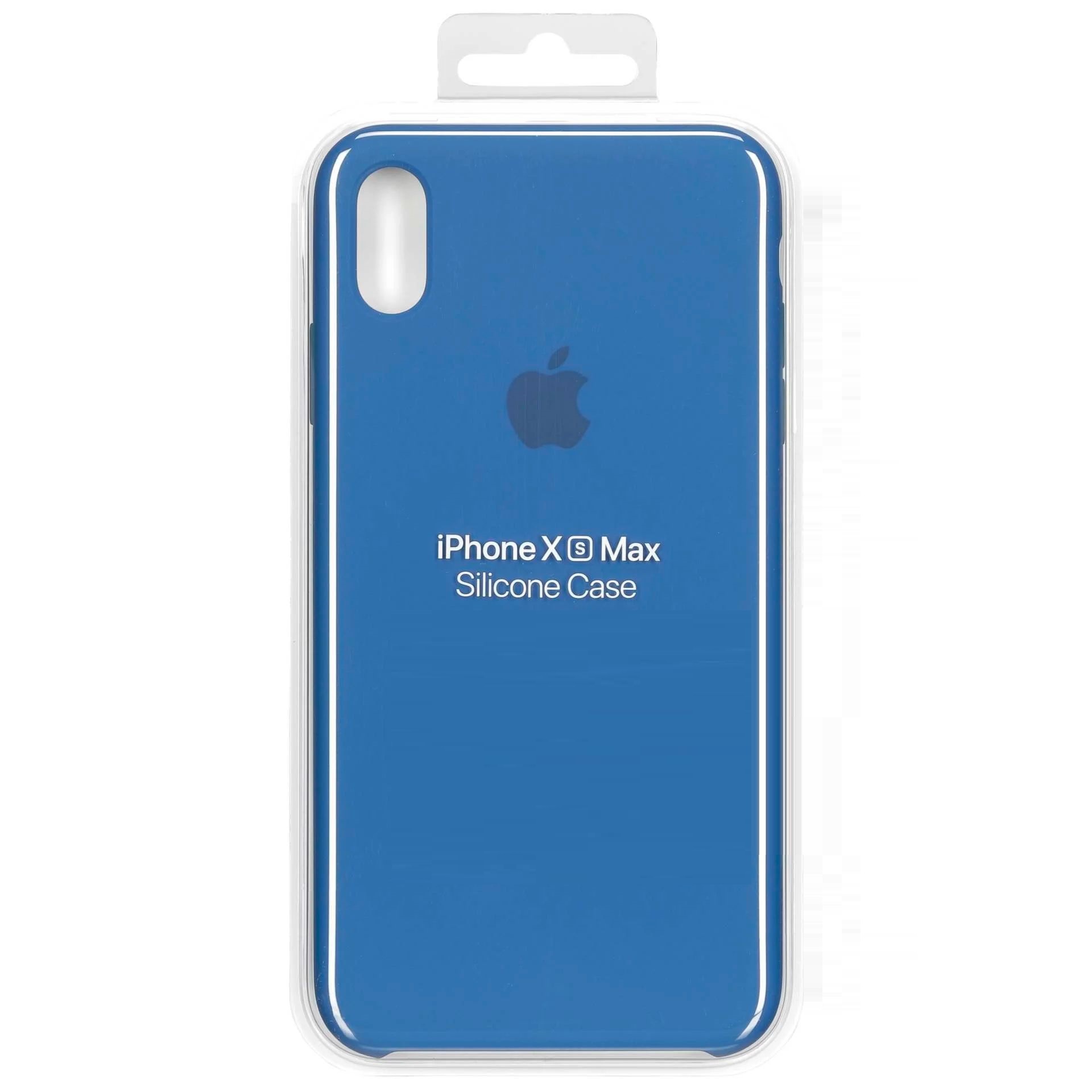 

Чехол для Apple iPhone Xs Max Silicone Case (Лазурный), Синий