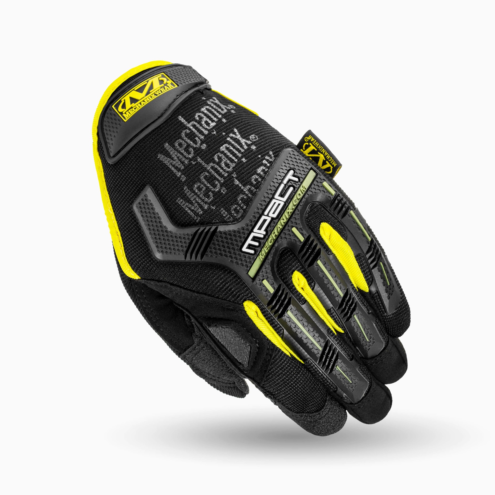 фото Перчатки mechanix m-pact (чёрные, жёлтые) mechanix wear