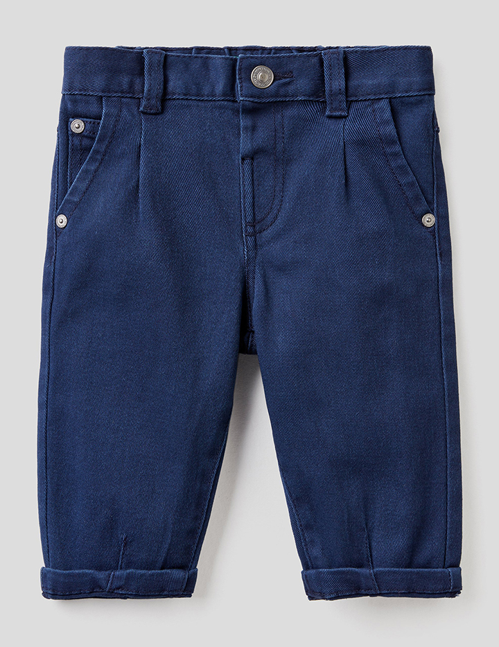 

Брюки для мальчиков Benetton цв. синий р.98, 21A_47F855FG0