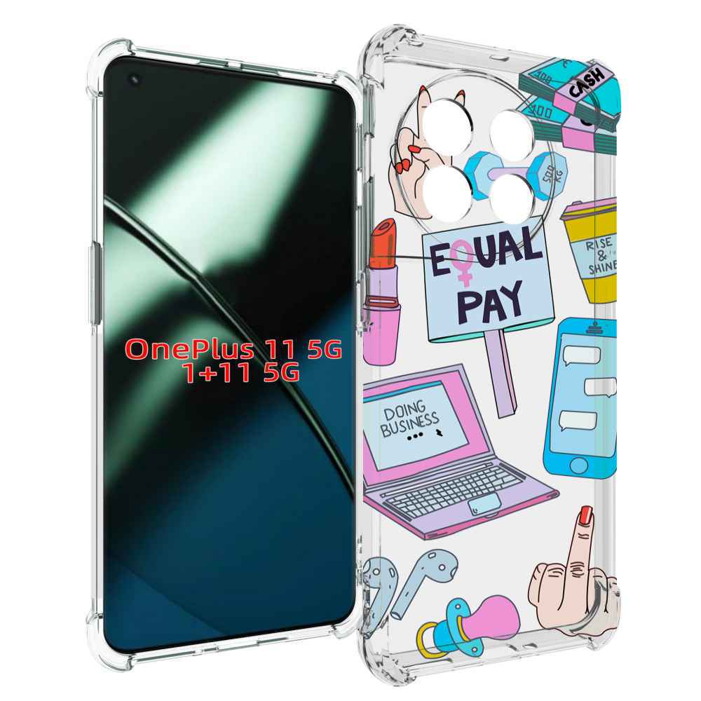 

Чехол MyPads разные-штучки для OnePlus 11, Прозрачный, Tocco