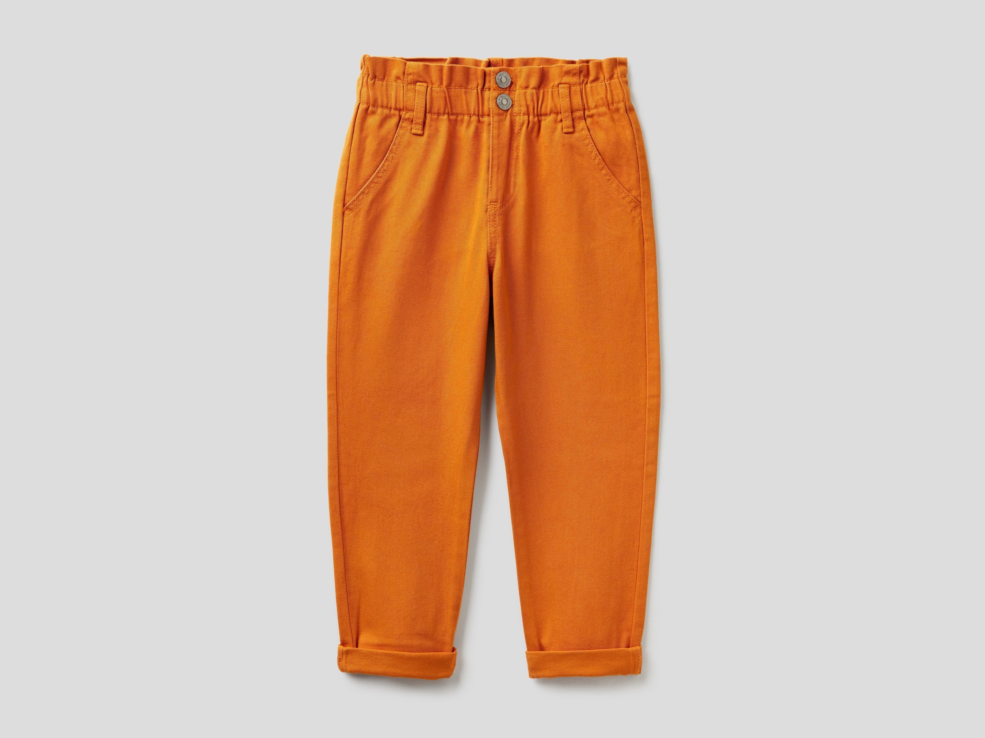 фото Брюки для девочек benetton цв. коричневый р.158 united colors of benetton