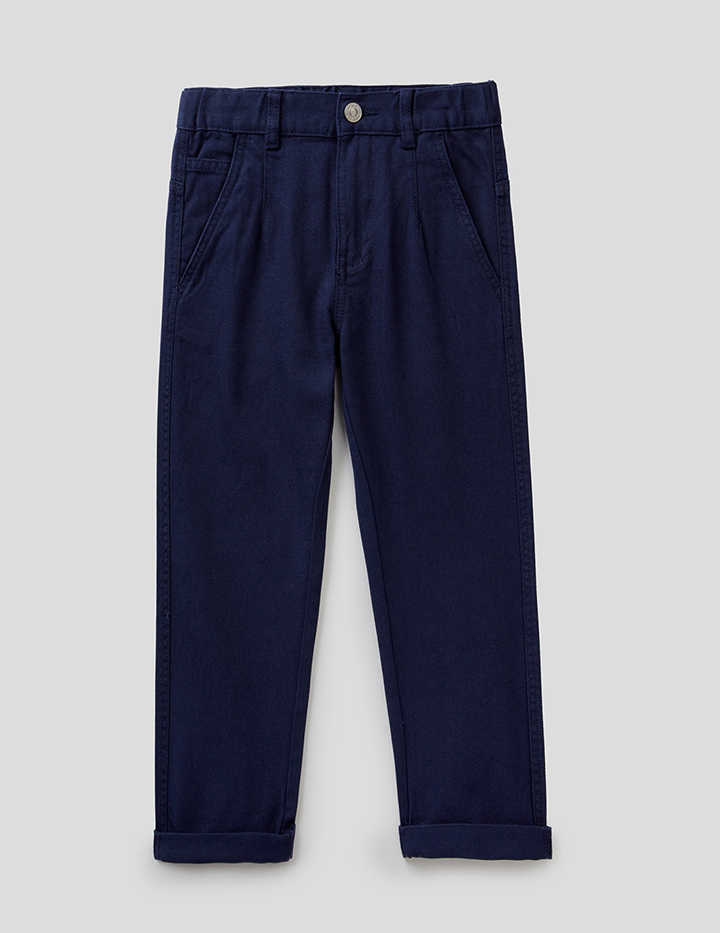 

Брюки для мальчиков Benetton цв. синий р.128, 21A_48BZ55FF0