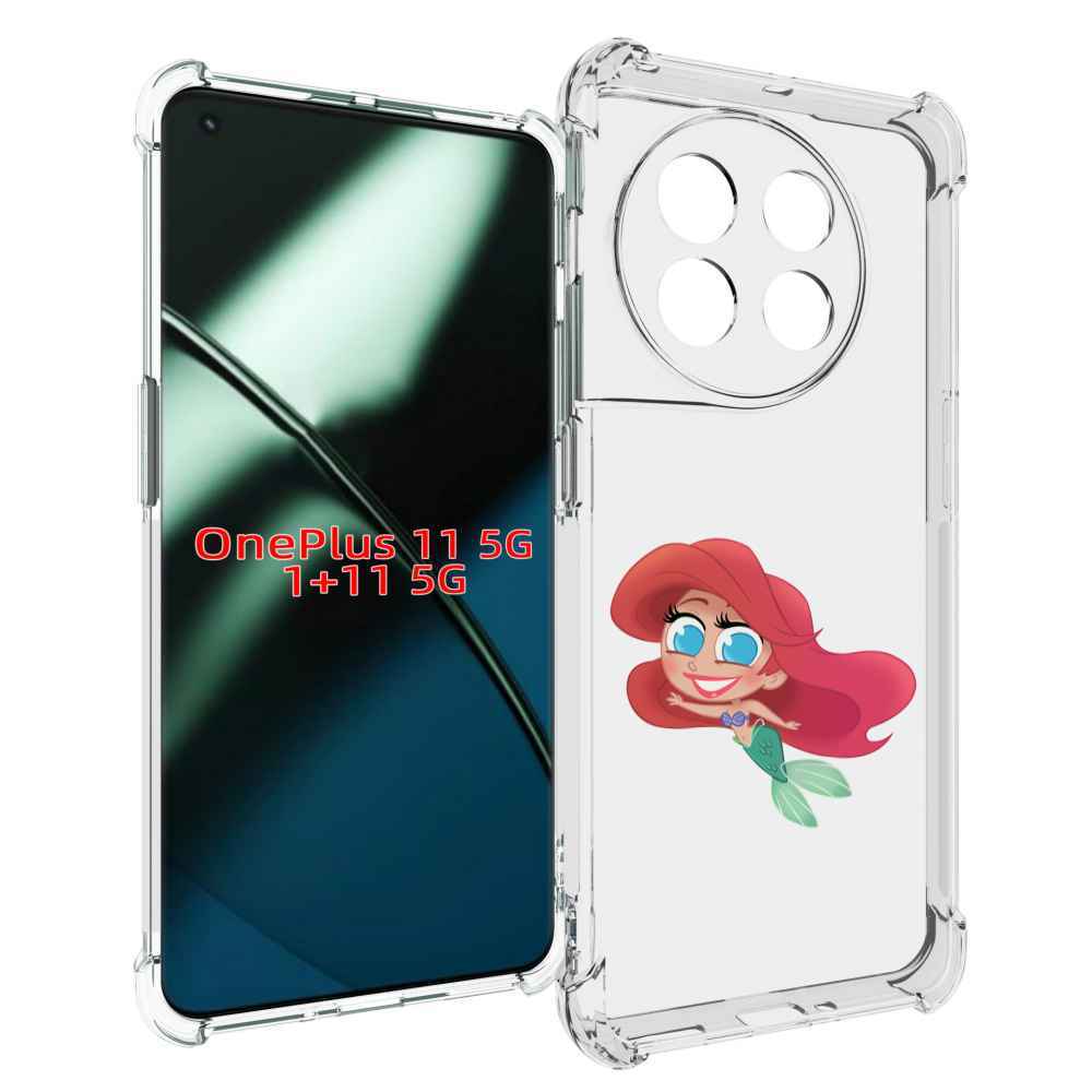 

Чехол MyPads русалка-мулатка для OnePlus 11, Прозрачный, Tocco