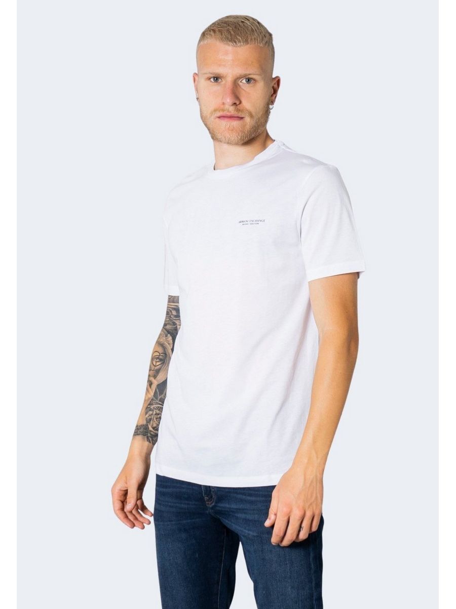 

Футболка мужская Armani Exchange ARC22O05H белая L, Белый, ARC22O05H