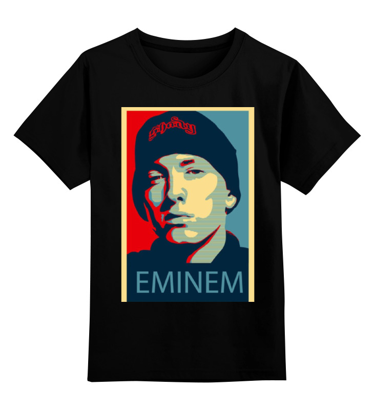 Футболка детская Printio Eminem цв. черный р. 140