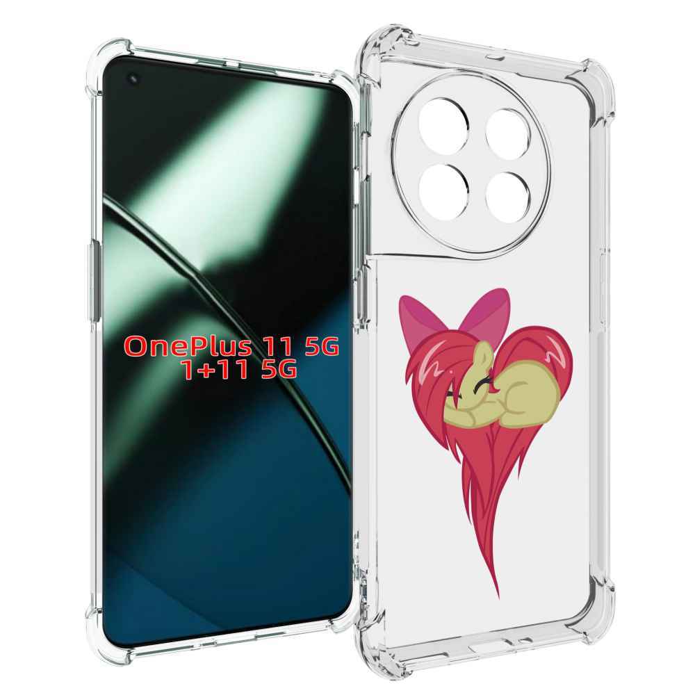 

Чехол MyPads сердце-из-пони для OnePlus 11, Прозрачный, Tocco