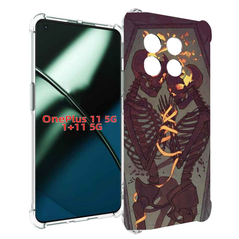 

Чехол MyPads скелеты в гробу для OnePlus 11, Прозрачный, Tocco