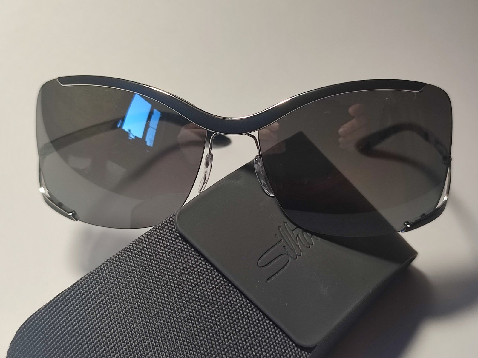 Солнцезащитные очки женские Silhouette 5 темно-серые