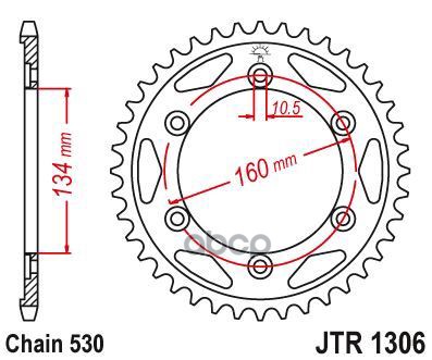 

Звезда Мотоциклетная Jt Jtr1306.43 JT Sprockets арт. JTR1306.43