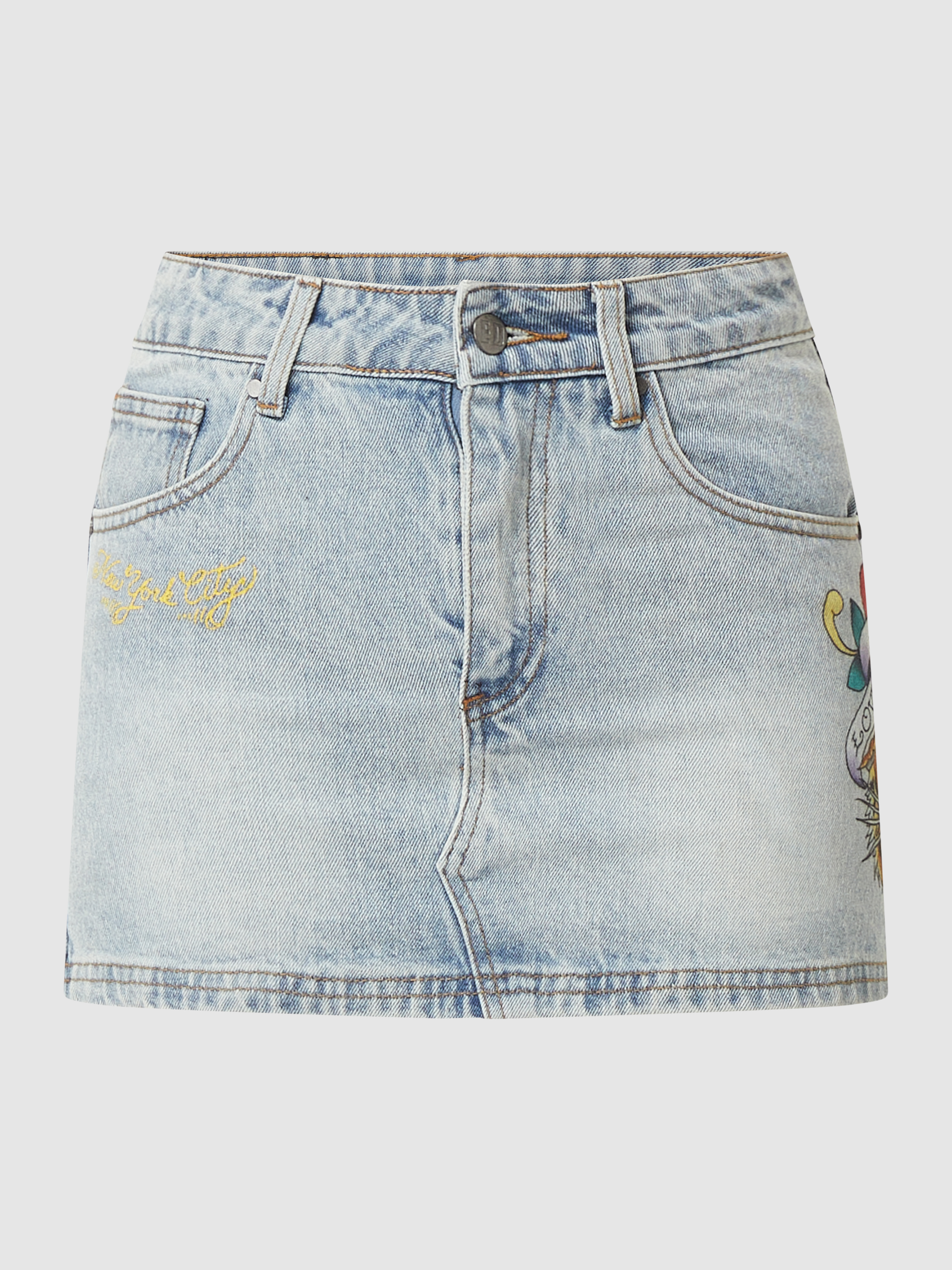 

Юбка женская Ed Hardy 1685819 голубая XS (доставка из-за рубежа), Голубой, 1685819