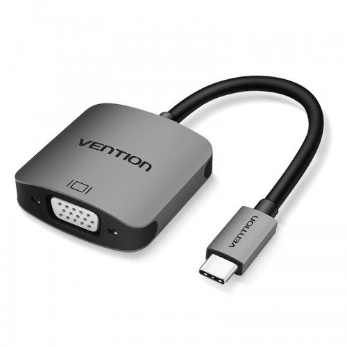 

Адаптер Vention USB Type-C-VGA, M-F 0,1м Black (CGMHA), CGMHA