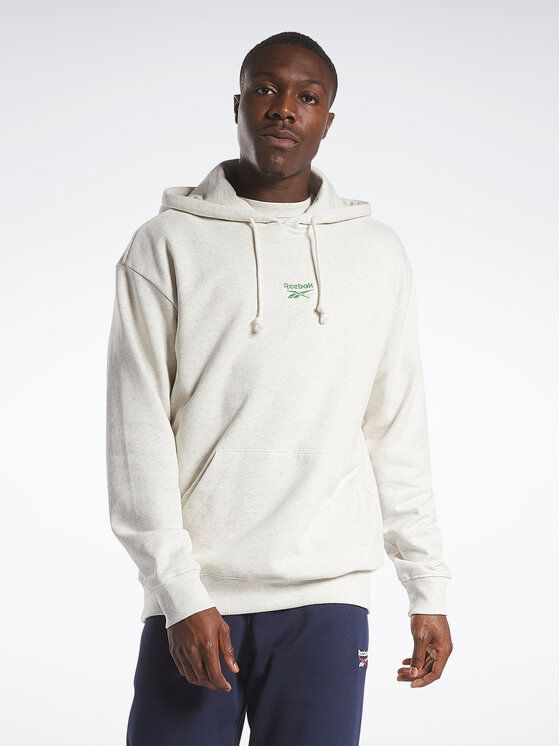 

Худи мужское Reebok 0000301508779 серое M, Серый, 0000301508779