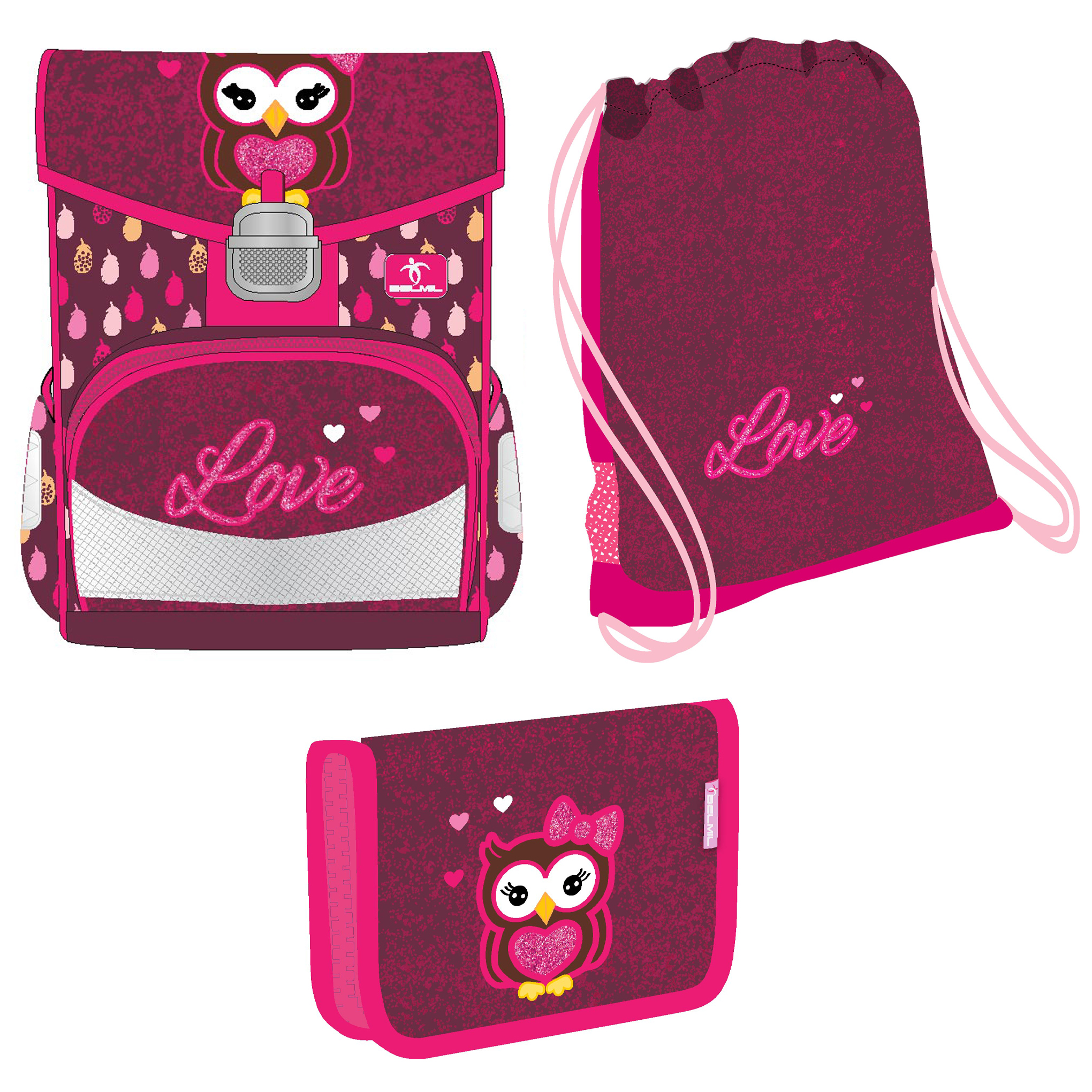 

Ранец детский Belmil Click - Mia, The Owl с наполнением