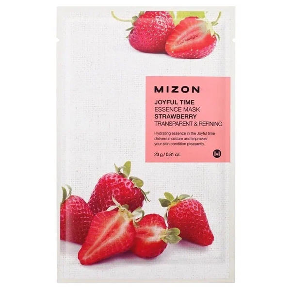 

Маска для лица Mizon тканевая, с экстрактом клубники