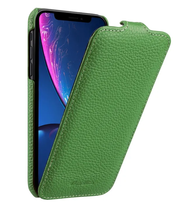 

Кожаный чехол флип Melkco Jacka Type для Apple iPhone 11 Pro Max зеленый