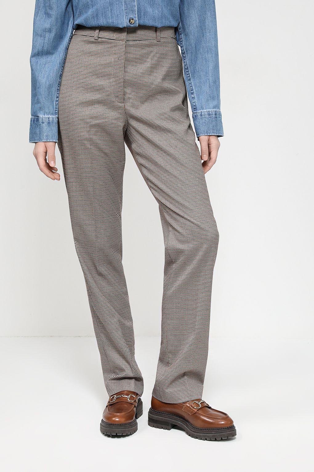 

Брюки женские Esprit Casual 993EE1B334 бежевые 44/32, Бежевый, 993EE1B334