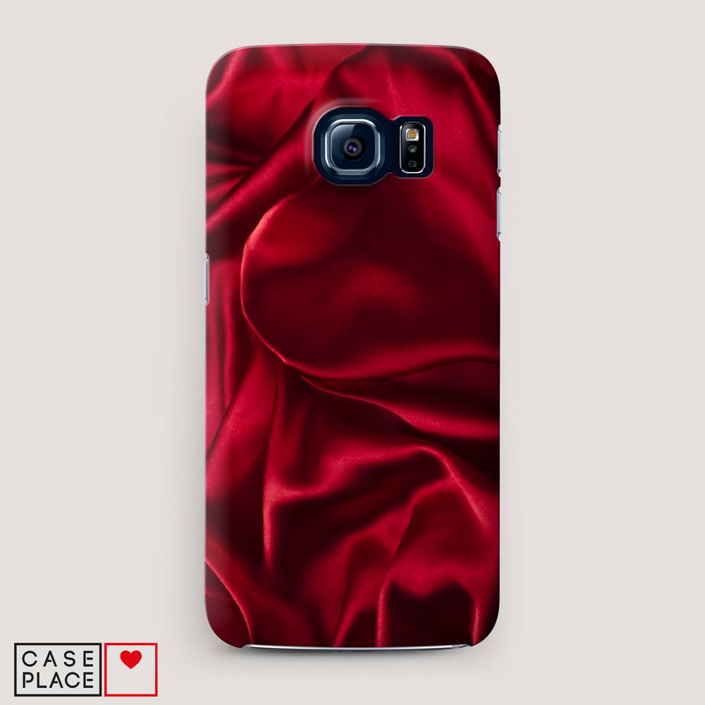 

Чехол Awog "Текстура красный шелк" для Samsung Galaxy S6, 24320-2