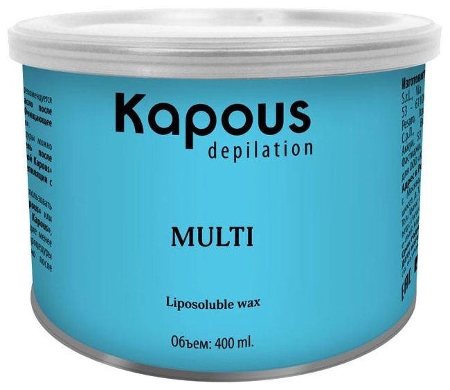 

Воск Kapous Body Care Wax Bank Жирорастворимый Gold 400 мл