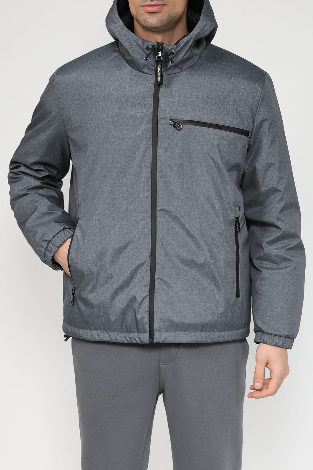 

Куртка мужская Calvin Klein CM224577 серая 2XL, Серый, CM224577