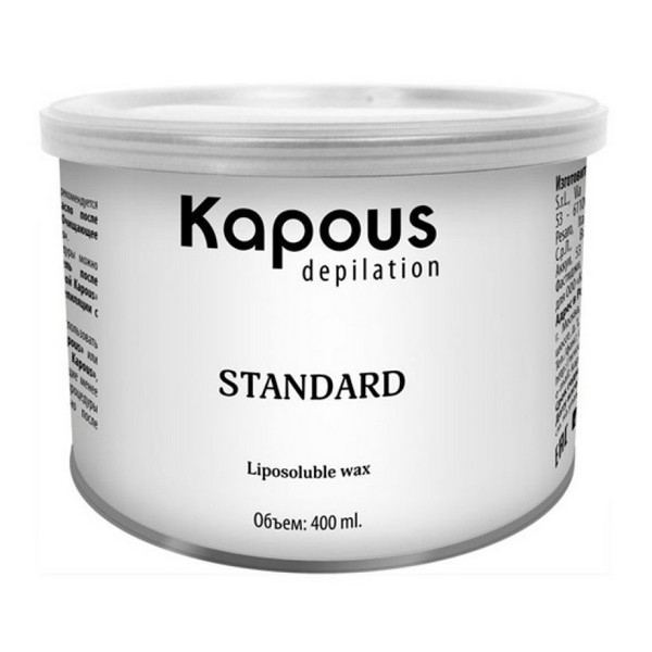 Купить Воск Kapous Body Care Wax Bank Жирорастворимый Розовый Диоксидом Титаниума 400 мл