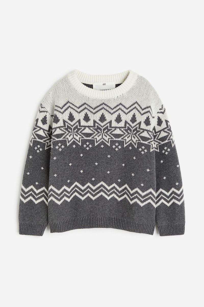 

Джемпер детский H&M 1206228, темно-серый, 98, 1206228