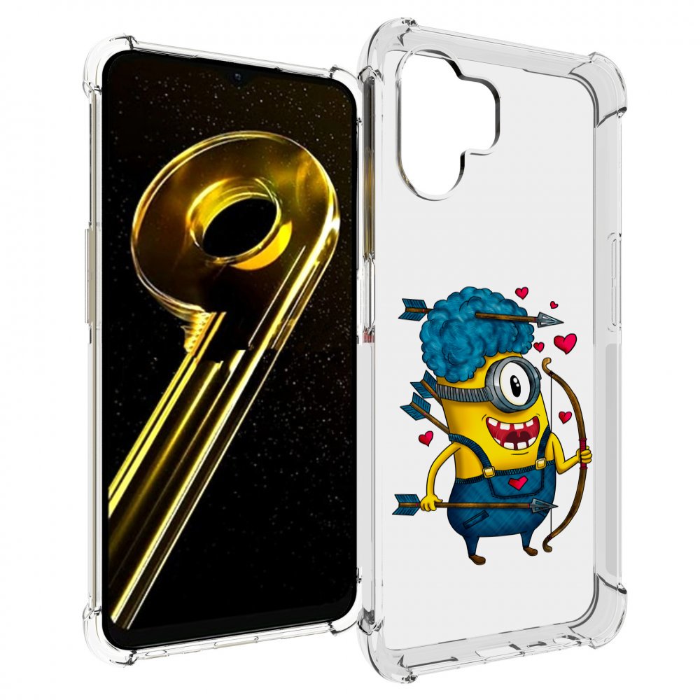 

Чехол бампер MyPads Миньон купидон для Realme 10 5G противоударный, Прозрачный, Tocco