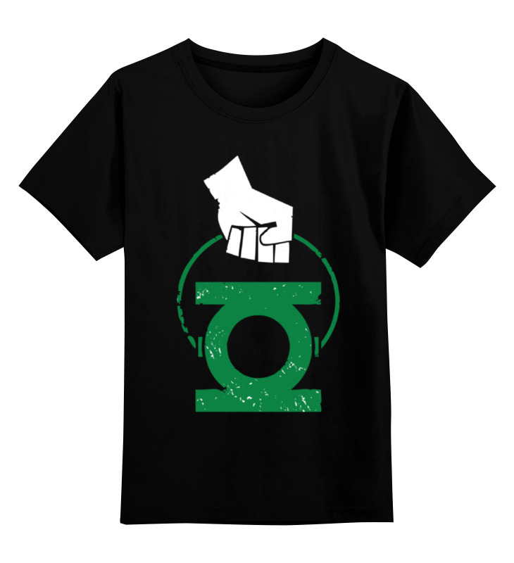 

Футболка детская Printio Green lantern цв. черный р. 140, Green lantern