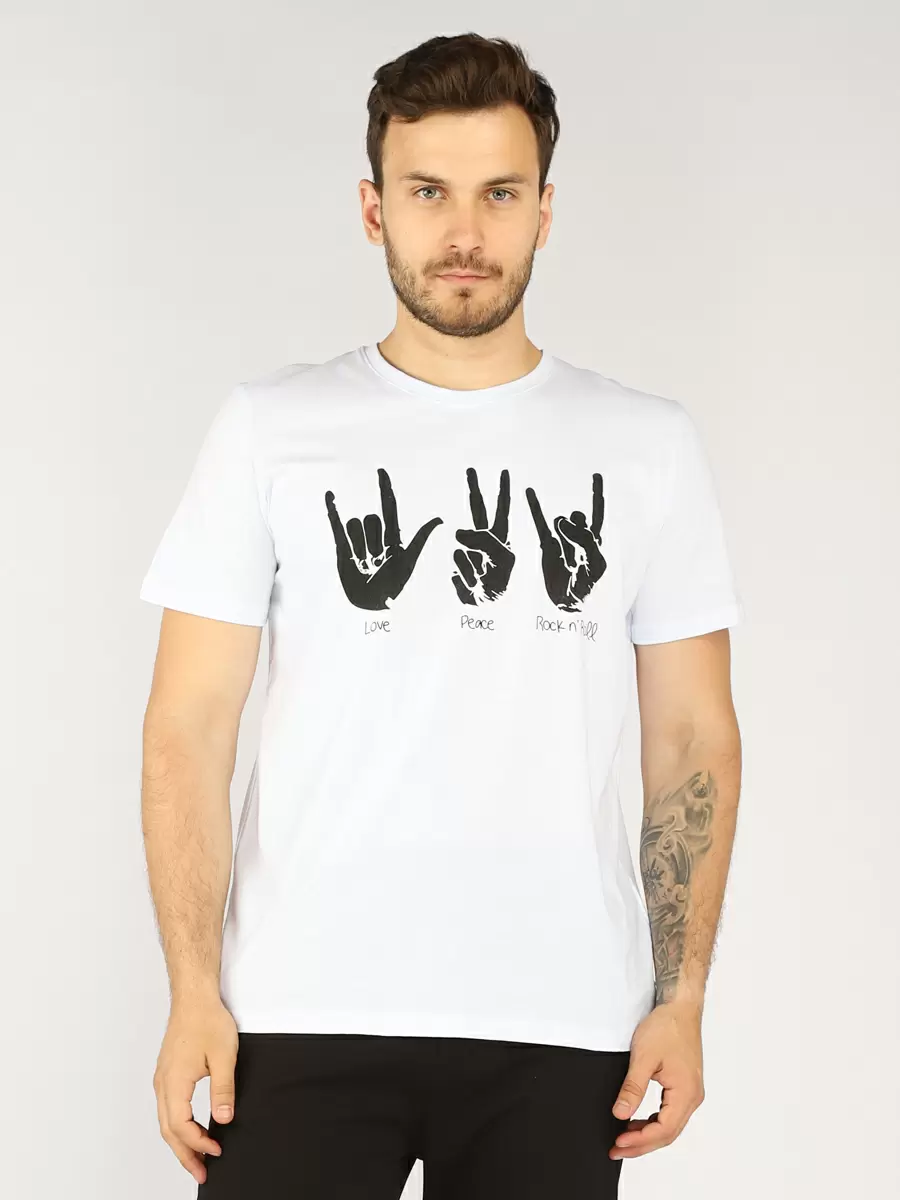

Футболка мужская A passion play 221TR(SZ-0021)-0301 белая M, 221TR(SZ-0021)-0301