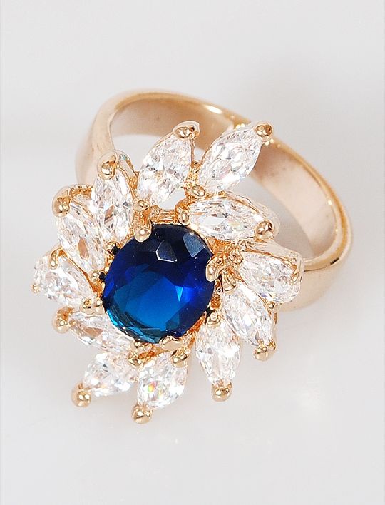 

Кольцо из бижутерного сплава р. 18 Lotus Jewelry 596R-01sz, шпинель/циркон, 596R-01sz