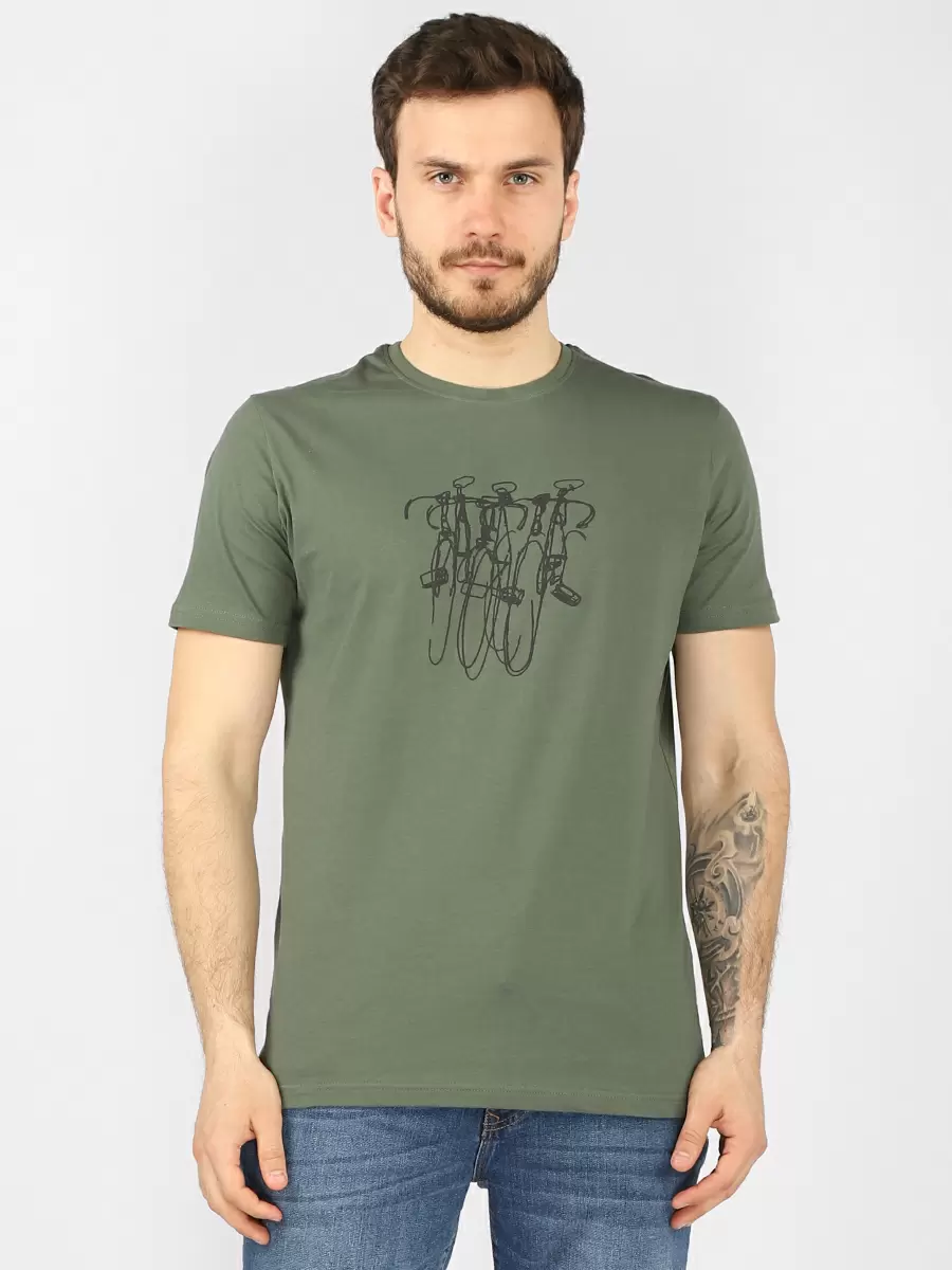 

Футболка мужская A passion play 221TR(BC-0004)-1601 хаки 3XL, 221TR(BC-0004)-1601