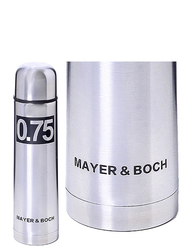 

Термос MAYER&BOCH сталь 750мл 27608 серебристый, Трм-маер-16