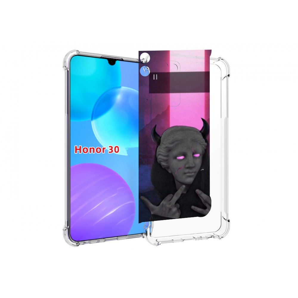 

Чехол MyPads глитч-статуя для Huawei Honor 30 Lite, Tocco