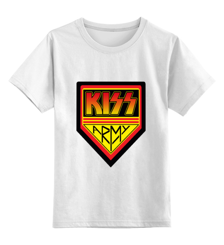 

Футболка детская Printio Kiss army цв. белый р. 140, Kiss army