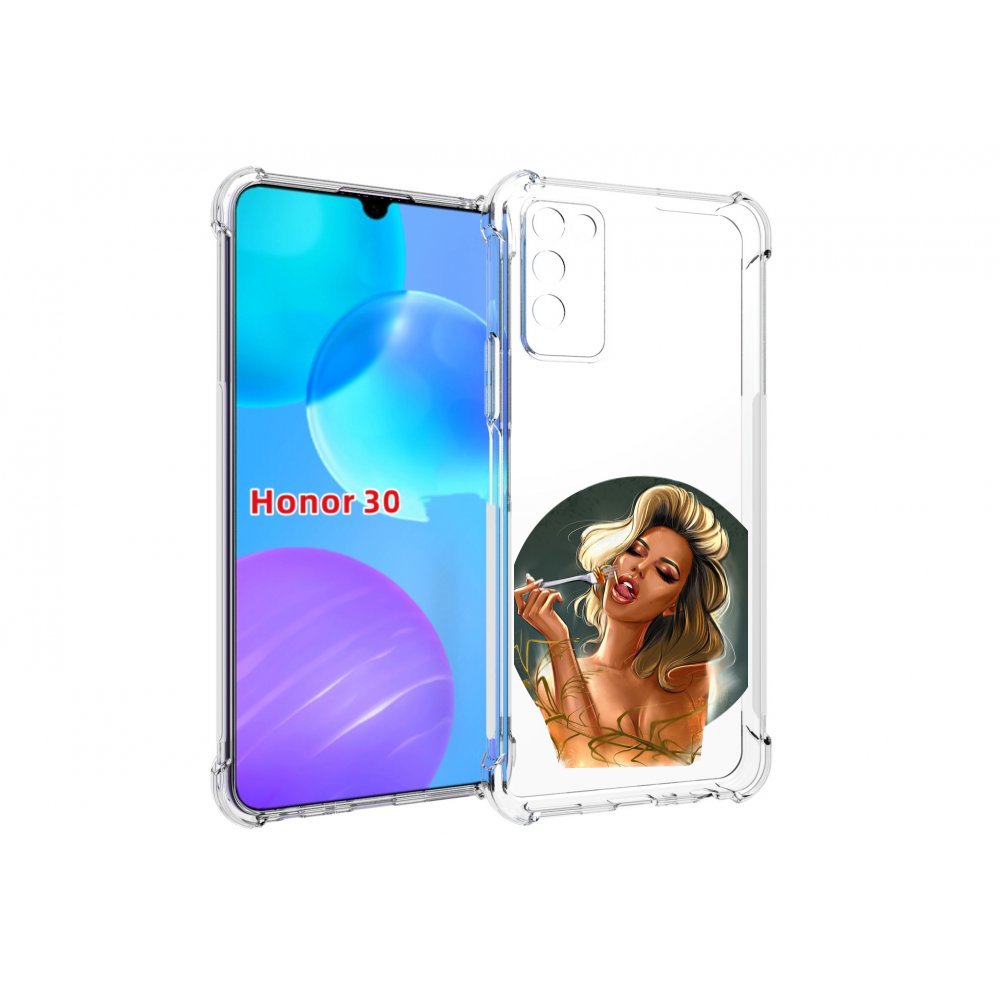 

Чехол MyPads голодная-девушка-модель женский для Huawei Honor 30 Lite, Tocco