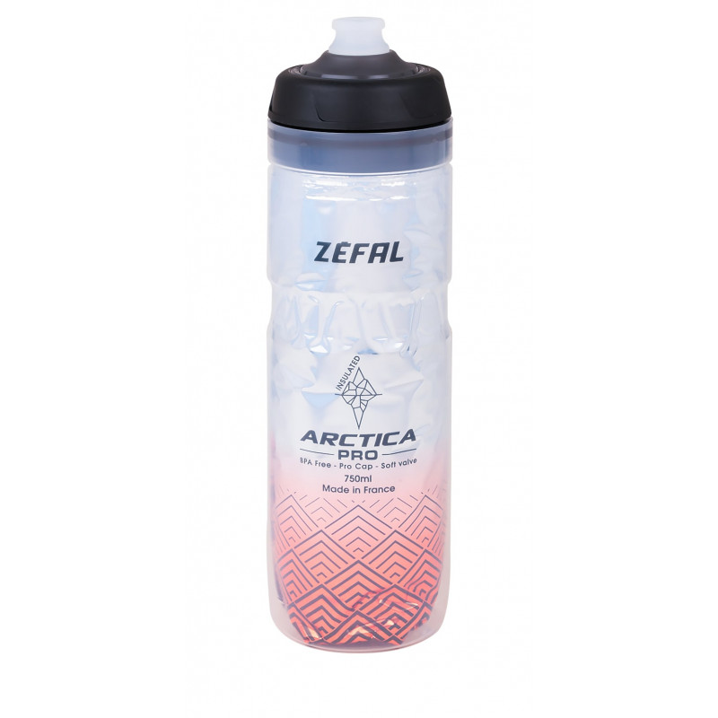 Фляга Zefal Arctica Pro 75 Прозрачный/Красный