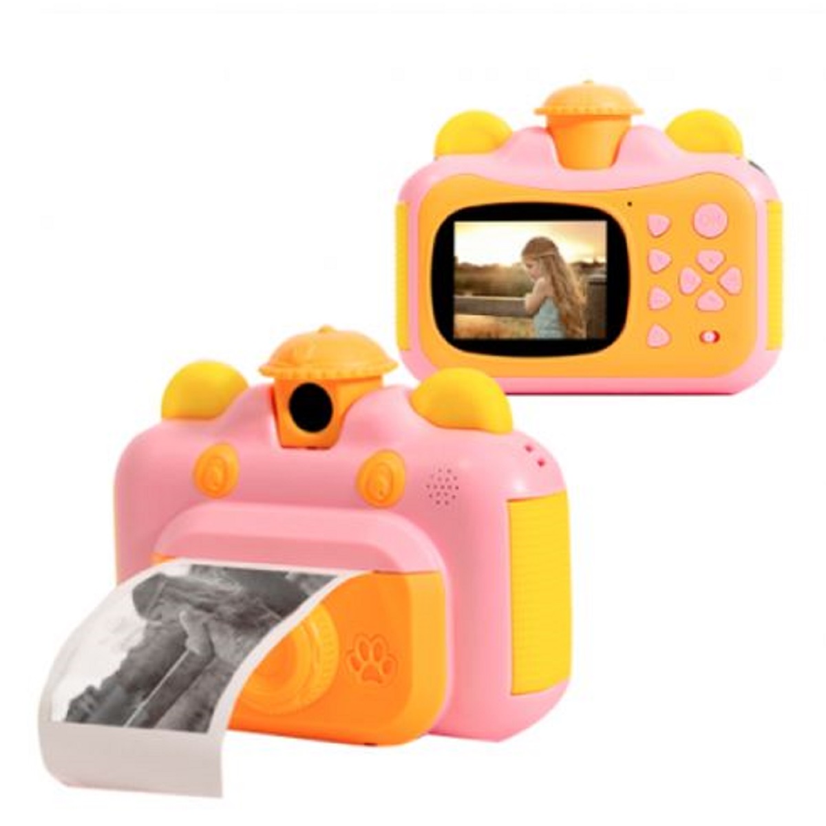 Детский фотоаппарат Leilam с мгновенной печатью фотографий 632714 детский фотоаппарат youlook с мгновенной печатью фотографий cd 32 гб