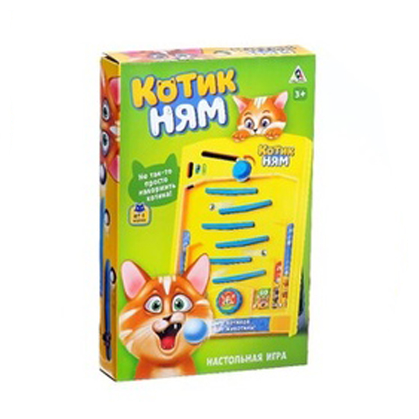 фото Настольная игра лас играс на ловкость котик ням