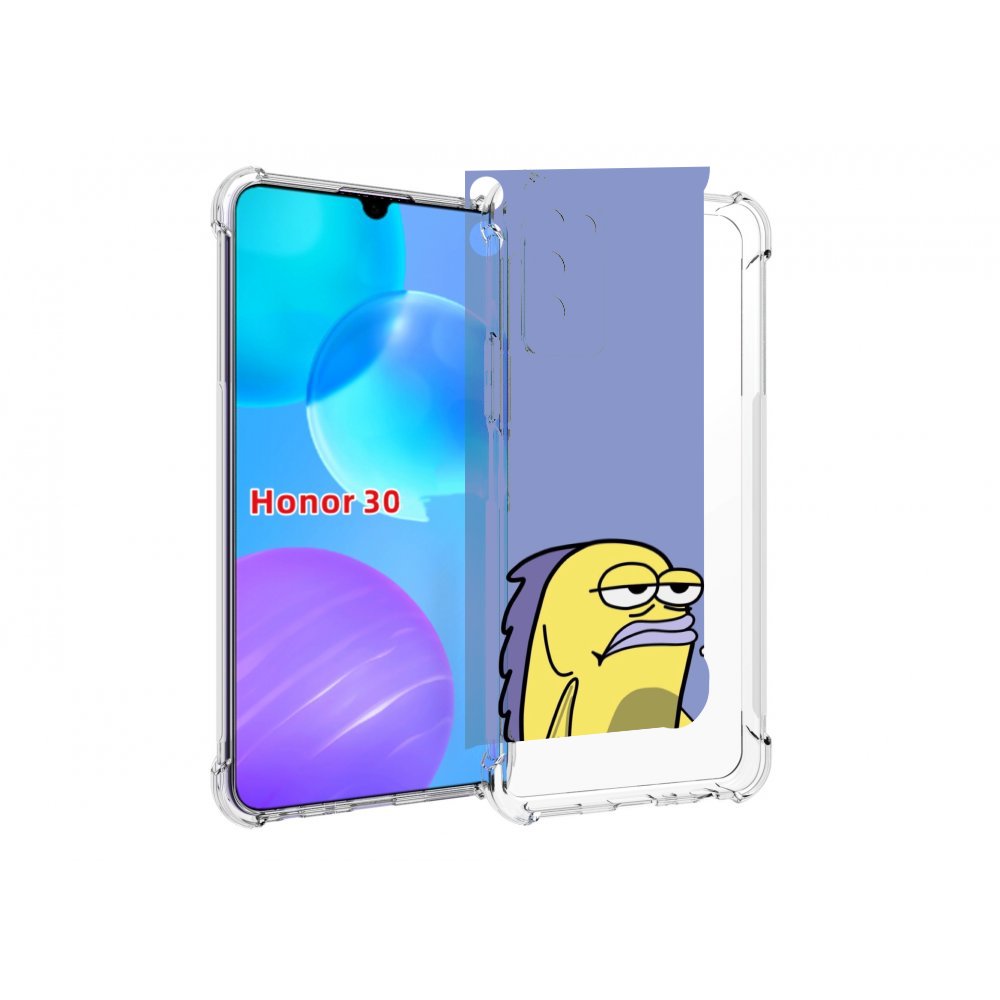

Чехол MyPads грусная-рыба-из-спанч-боба для Huawei Honor 30 Lite, Tocco