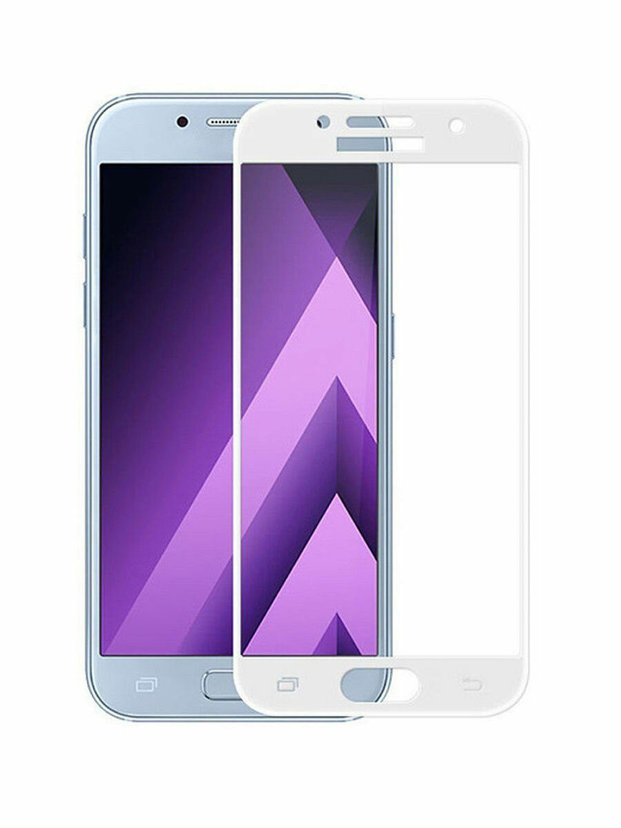 

Защитное стекло 2D INAKS для Samsung Galaxy A320(2017) Full Glue/Full Screen White