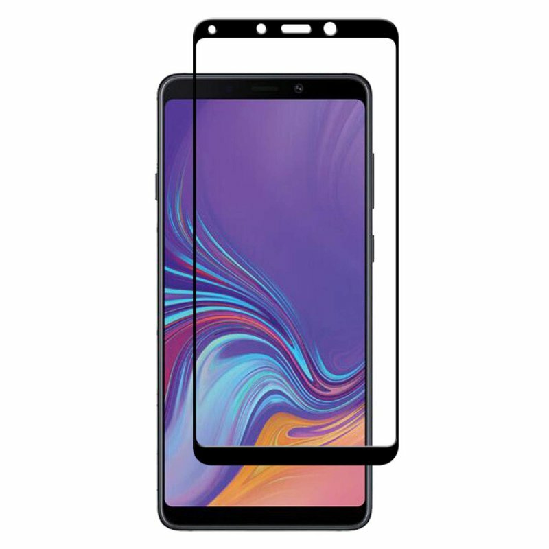 

Защитное стекло 2D INAKS для Samsung Galaxy A9 (2018) Full Glue/Full Screen, черное
