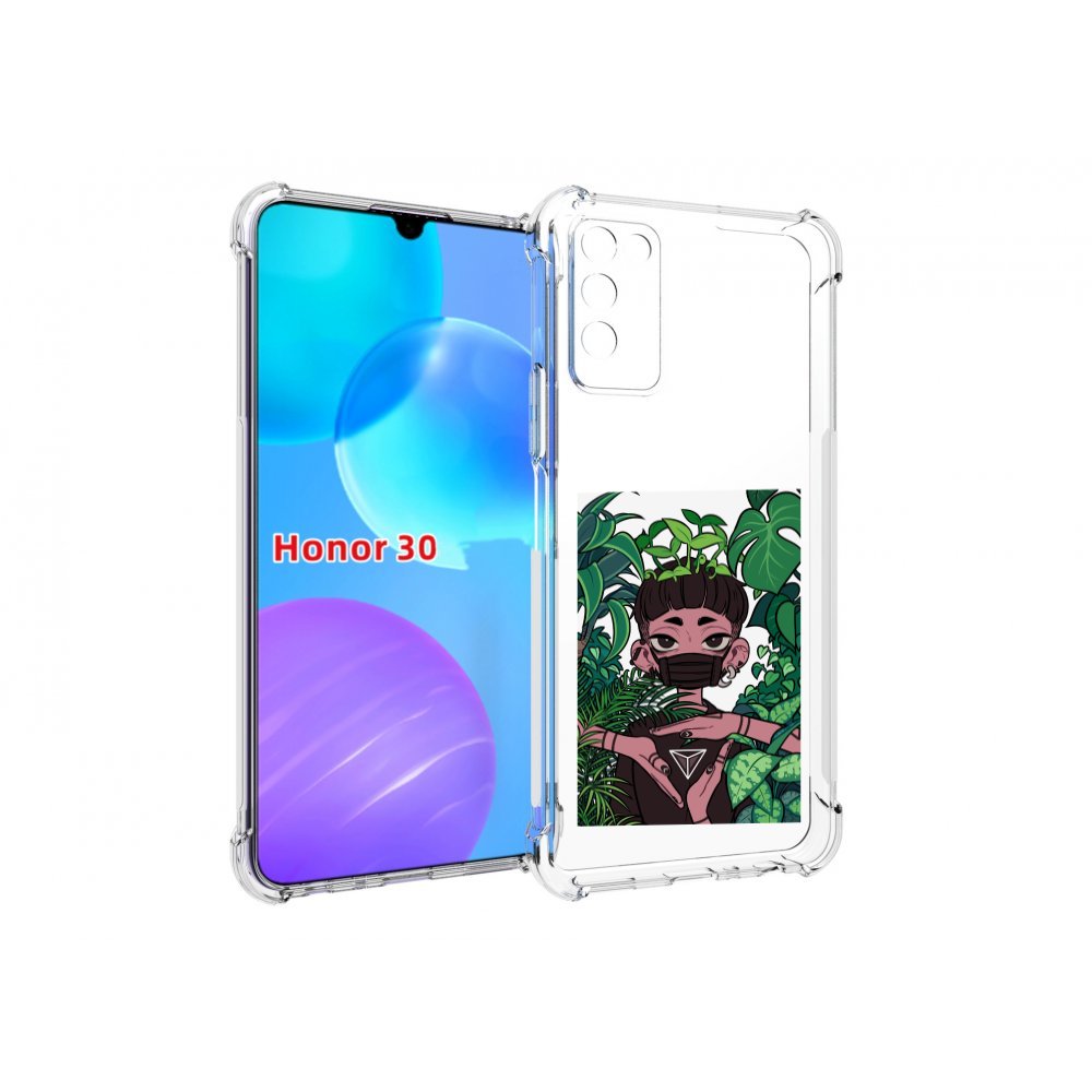 

Чехол MyPads девушка в природе женский для Huawei Honor 30 Lite, Tocco