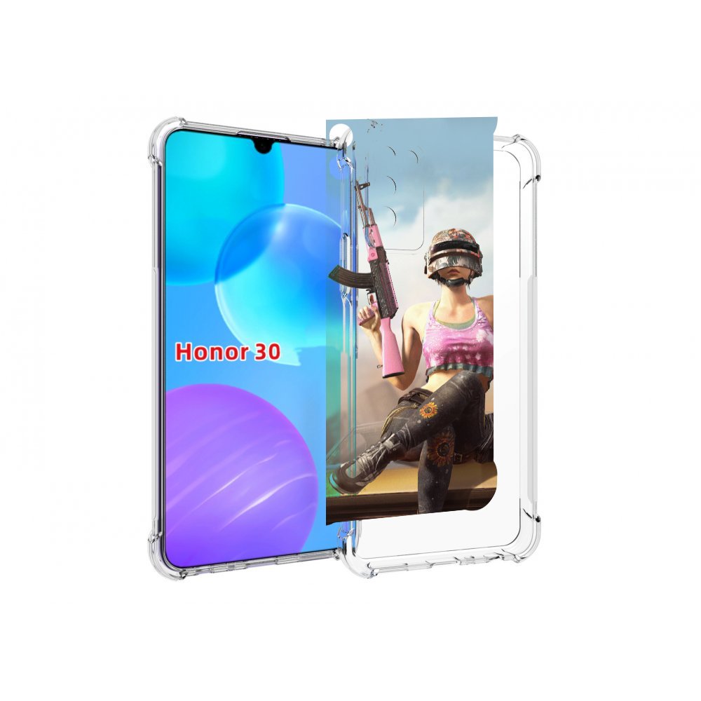 

Чехол MyPads девушка из PUBG для Huawei Honor 30 Lite, Tocco