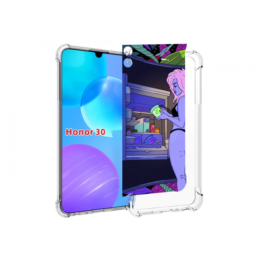 

Чехол MyPads девушка любит покушать женский для Huawei Honor 30 Lite, Tocco