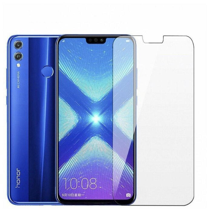 

Защитное стекло (без рамки) Full Glue для Huawei Honor 8X, прозрачное