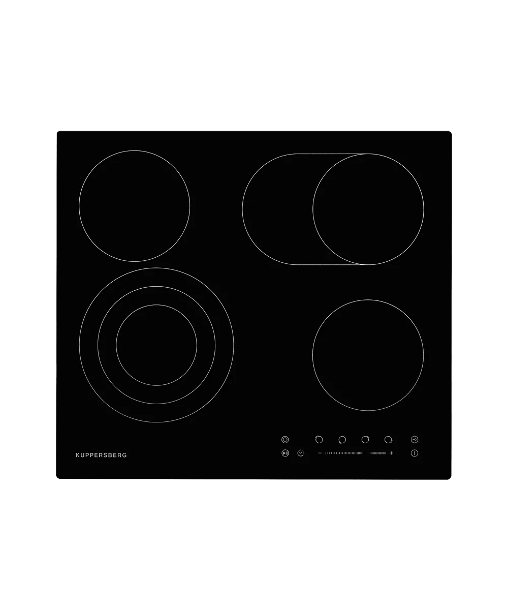 

Встраиваемая варочная панель электрическая KUPPERSBERG ECS 623 черный, ECS 623