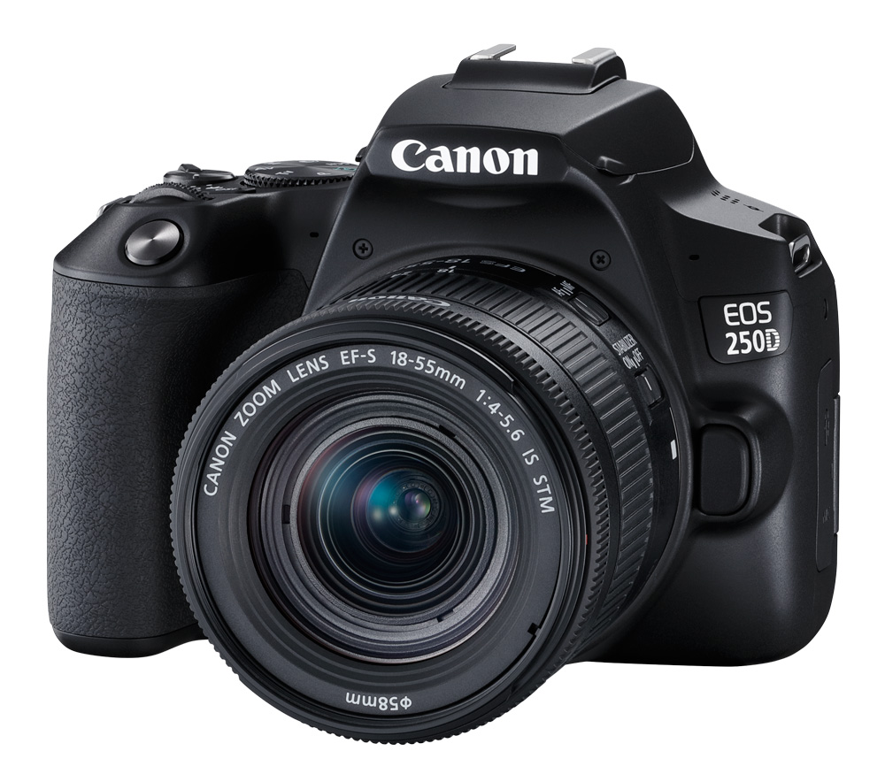 Зеркальный фотоаппарат Canon EOS 250D Kit 18-55mm IS STM, черный 100061269398