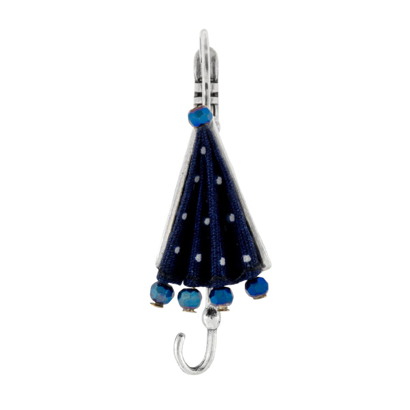 

Серьги из бижутерного сплава с кристаллами/текстилем TARATATA TT-H20-12787-104, TT-H20-12787-104