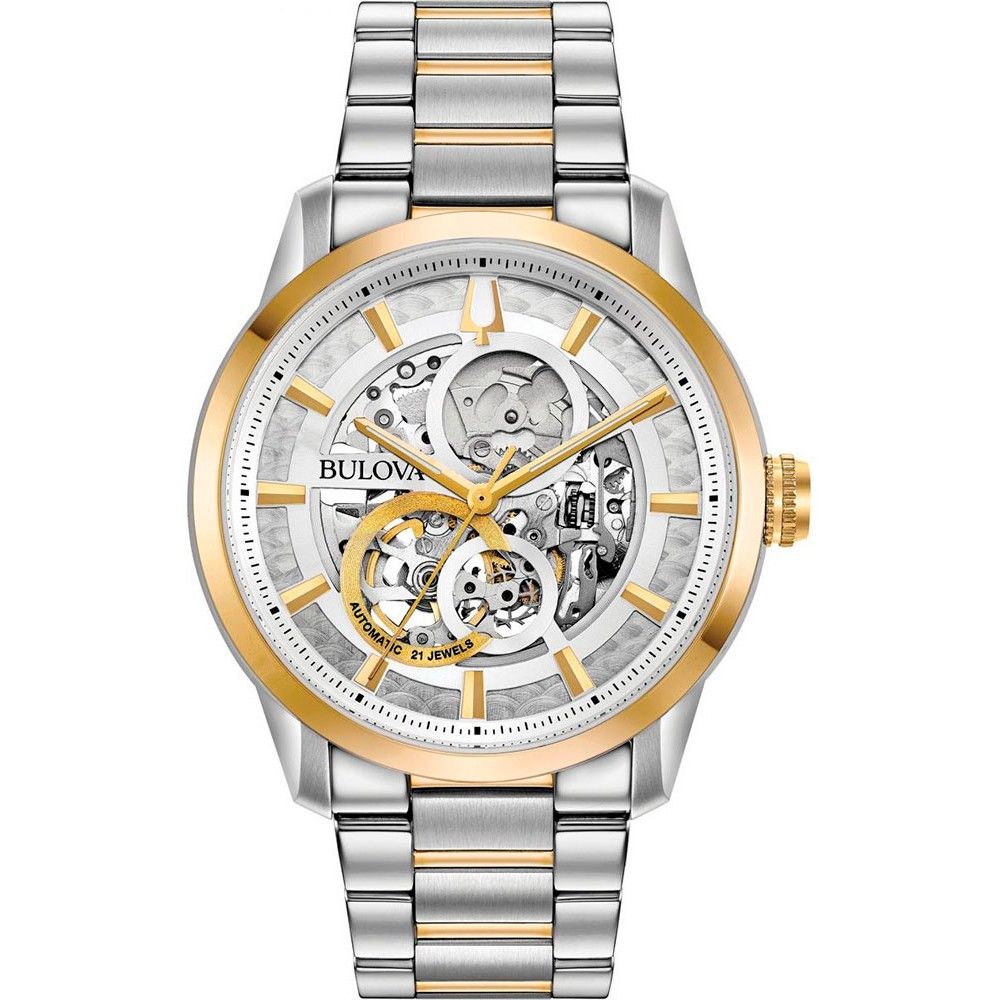 фото Наручные часы мужские bulova 98a214 серебристые